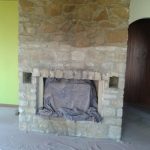 nettoyage des pierres d'une cheminée Décapage d'une cheminée