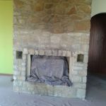 nettoyage des pierres d'une cheminée Décapage d'une cheminée